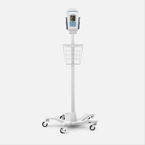 Monitor, Digital Blood Pressure Monitor on Mobile Stand
